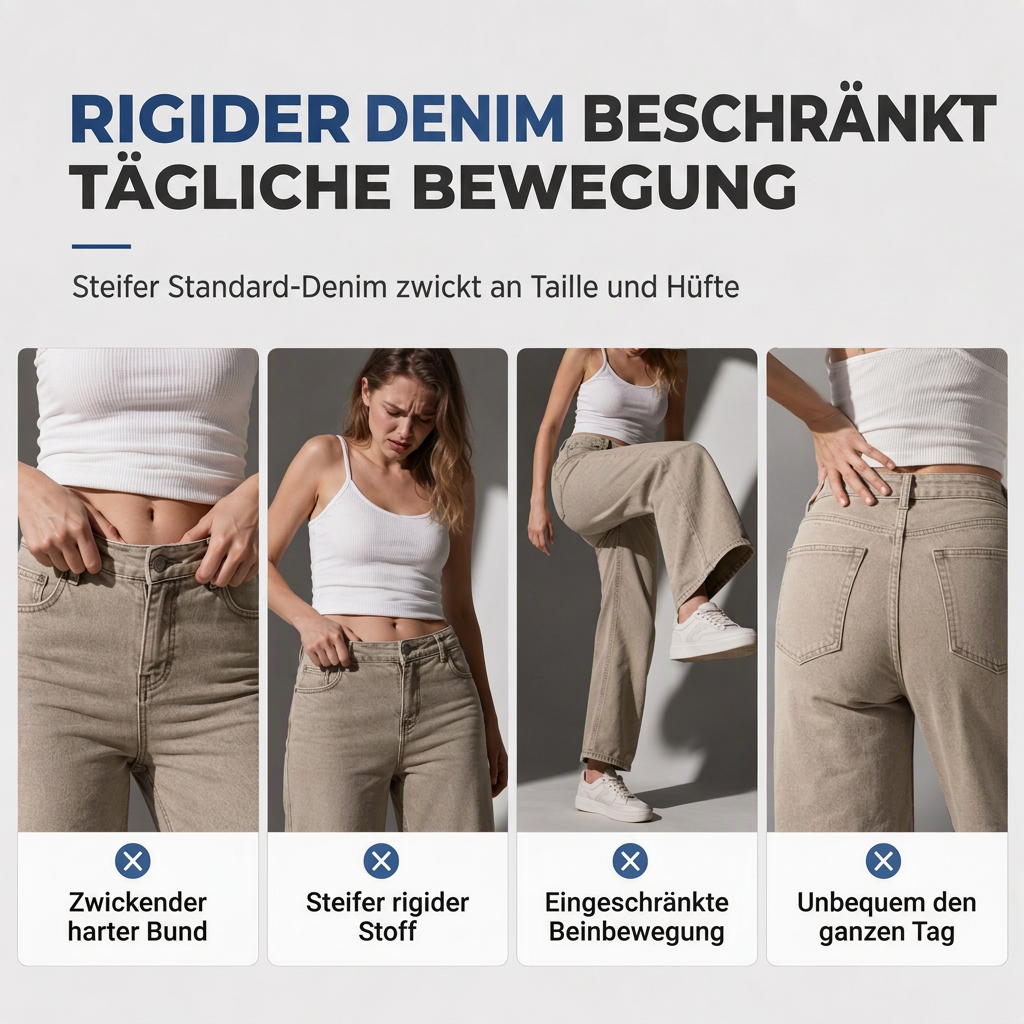 💎✨ Bestseller – Lockere Wide-Leg Jeans für Damen im Casual-Look