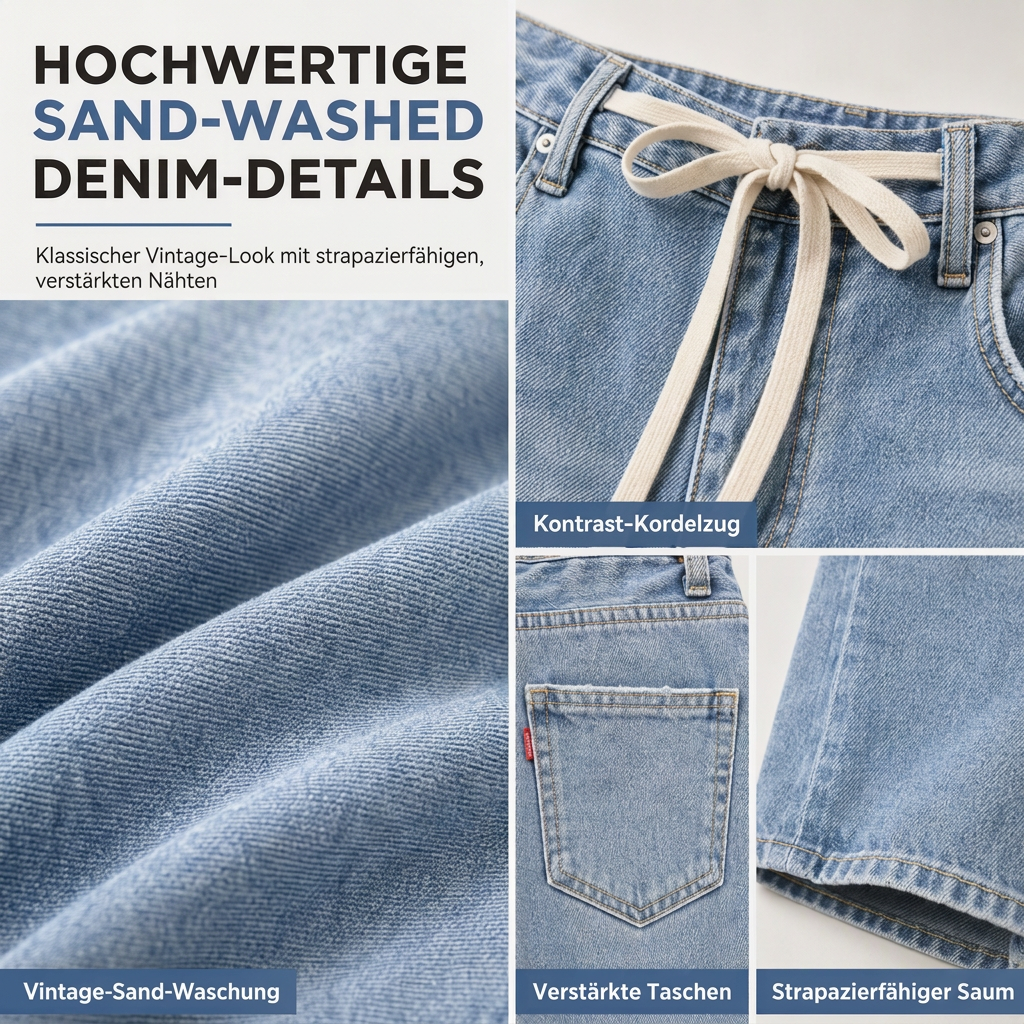 💎✨ Bestseller – Lockere Wide-Leg Jeans für Damen im Casual-Look