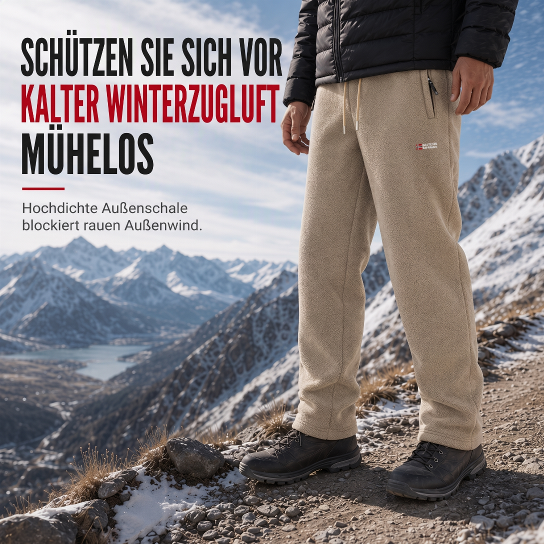 Unisex verdickte warme Fleece-Hose