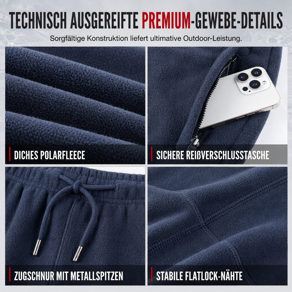Unisex verdickte warme Fleece-Hose