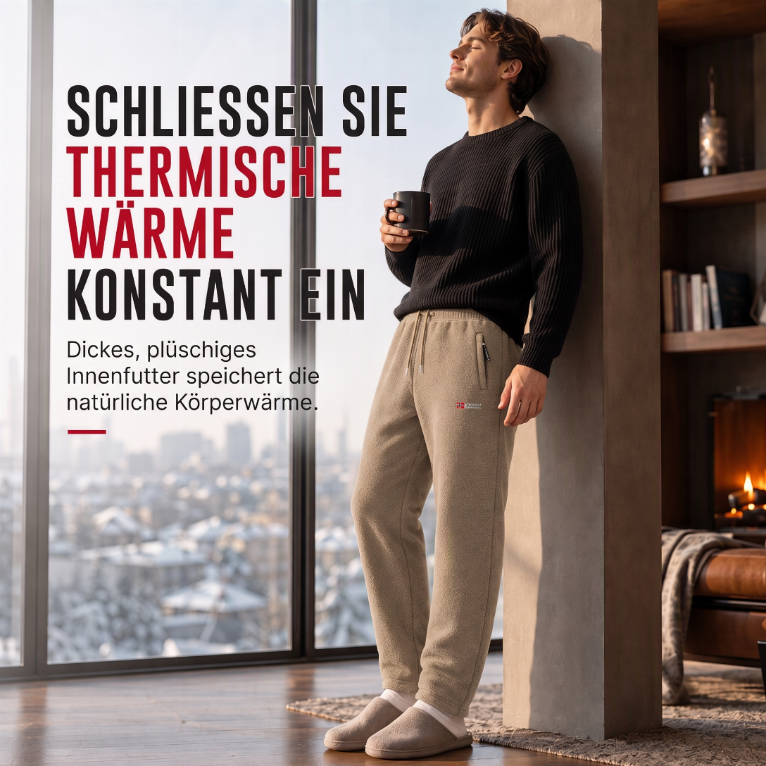 Unisex verdickte warme Fleece-Hose