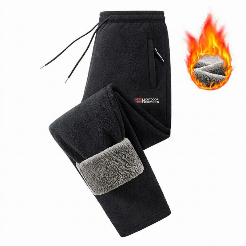 Unisex verdickte warme Fleece-Hose