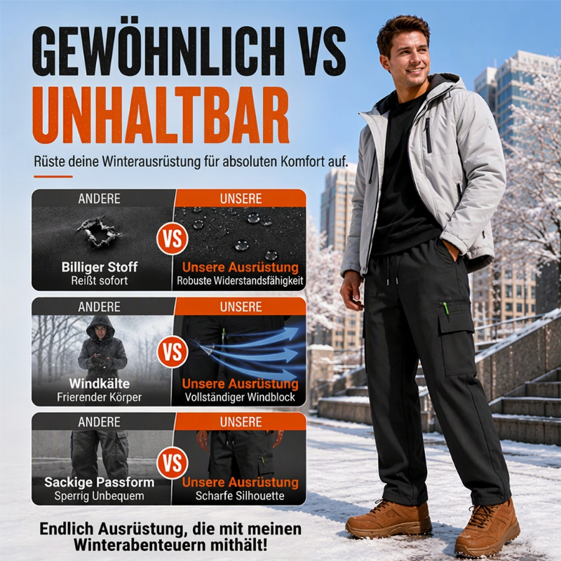 ✨Herren Winter Outdoor Winddichte Wärmehose