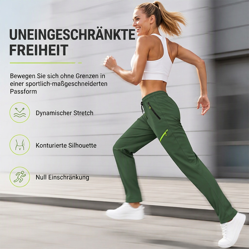 👖Legere Sport-/Traininghosen für Damen mit Reißverschlusstaschen
