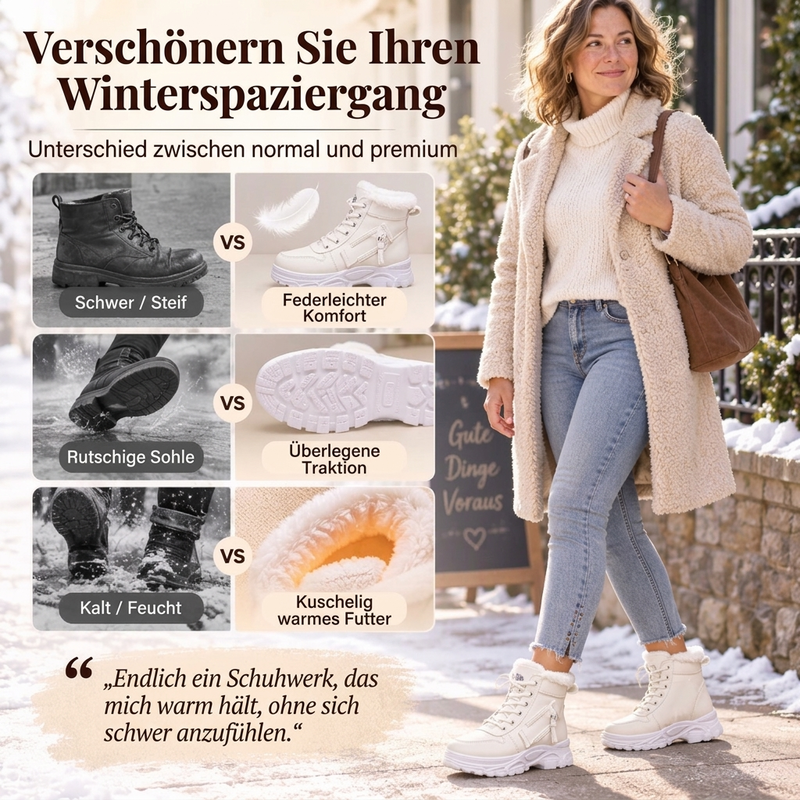 💞Beliebtes Produkt! Nur kurze Zeit reduziert!💞 Warme Winter-Stiefeletten für Damen mit Plüschfutter