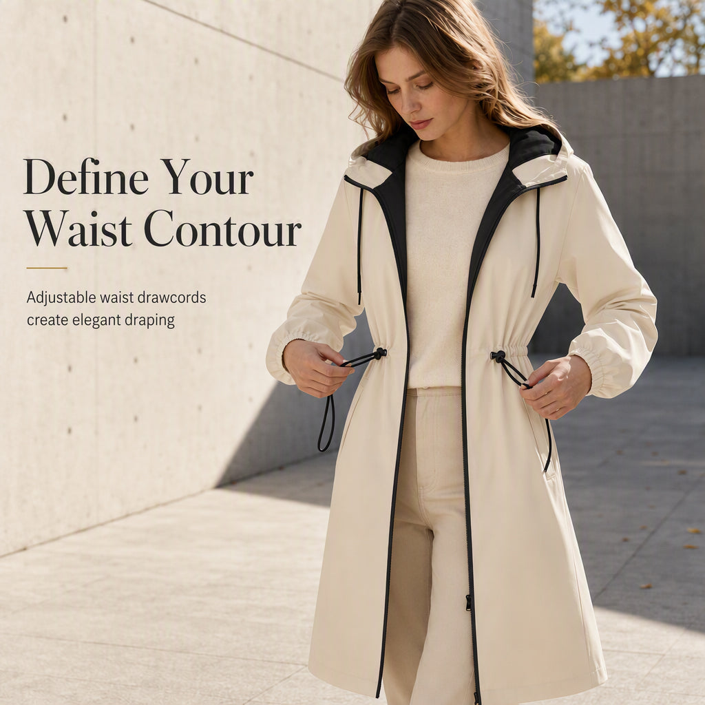 Wanderjacke für Damen, winddicht, für den Außenbereich