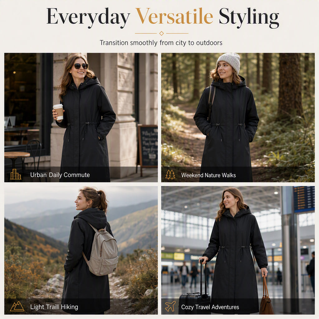 Wanderjacke für Damen, winddicht, für den Außenbereich
