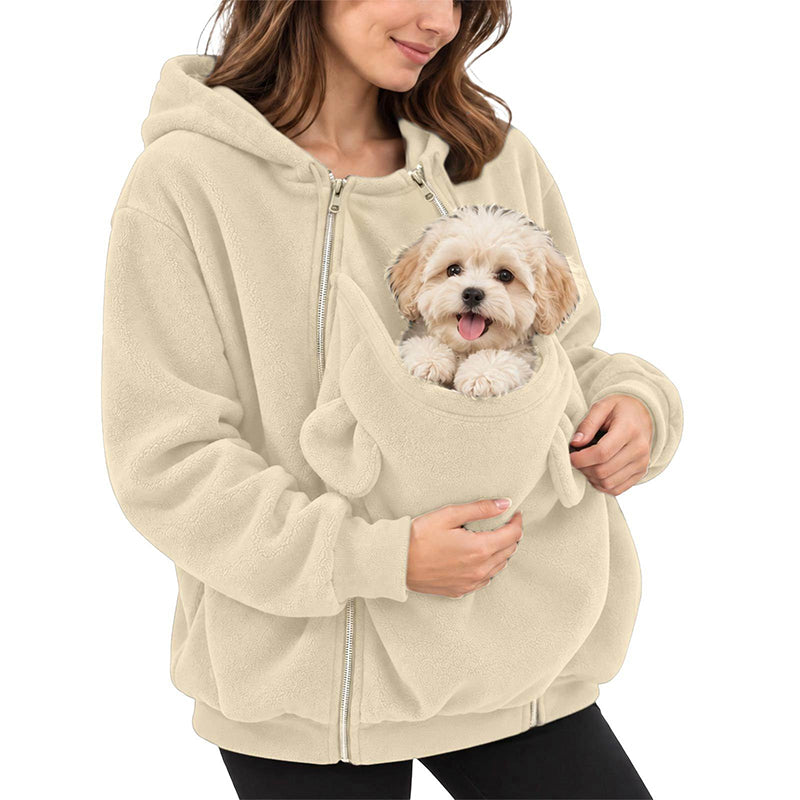 🐾Känguru-Beutel Haustier-Träger-Hoodie