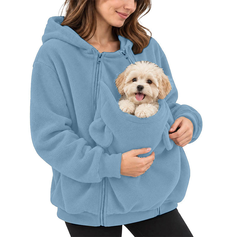 🐾Känguru-Beutel Haustier-Träger-Hoodie