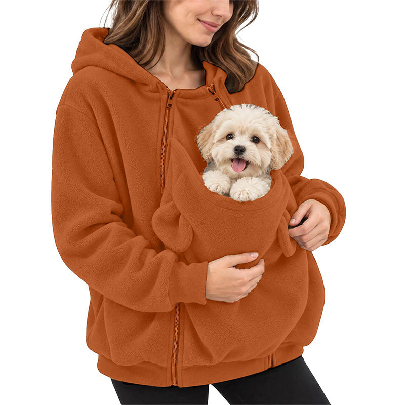 🐾Känguru-Beutel Haustier-Träger-Hoodie