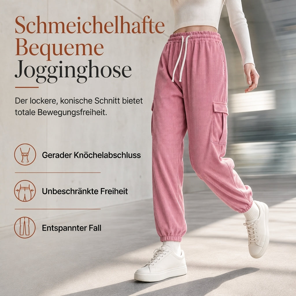 🚨Heiß begehrt! 50% Rabatt!🚨 ✨Neu Eingetroffen! Freizeit-Jogginghose aus Cord für Damen