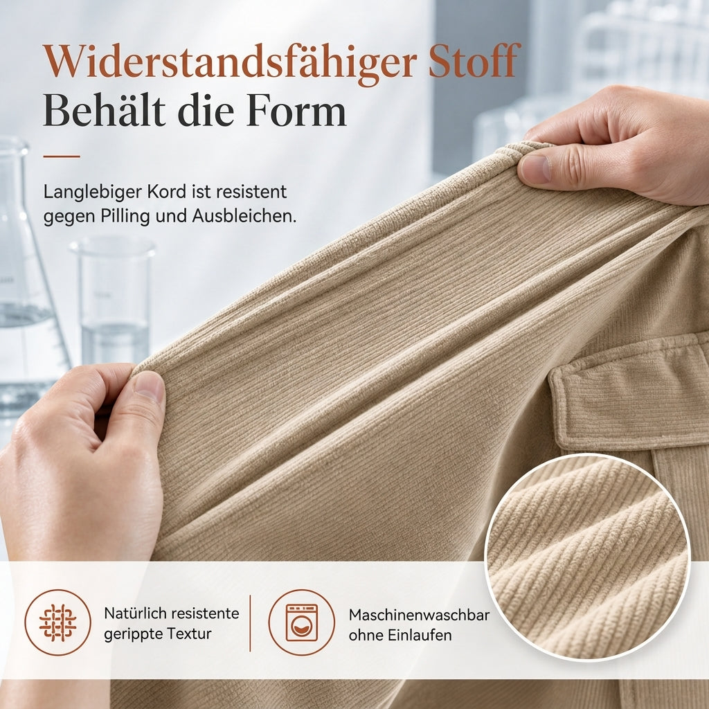🚨Heiß begehrt! 50% Rabatt!🚨 ✨Neu Eingetroffen! Freizeit-Jogginghose aus Cord für Damen