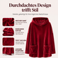 💞Top bewertet + 50% Rabatt!💞 Samt-Kapuzenpullover für Damen