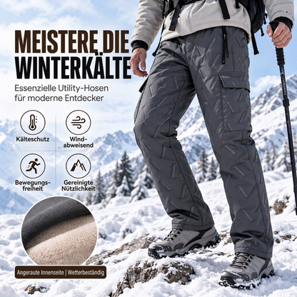 ✨Herren Winter Cargohose mit Plüschfutter