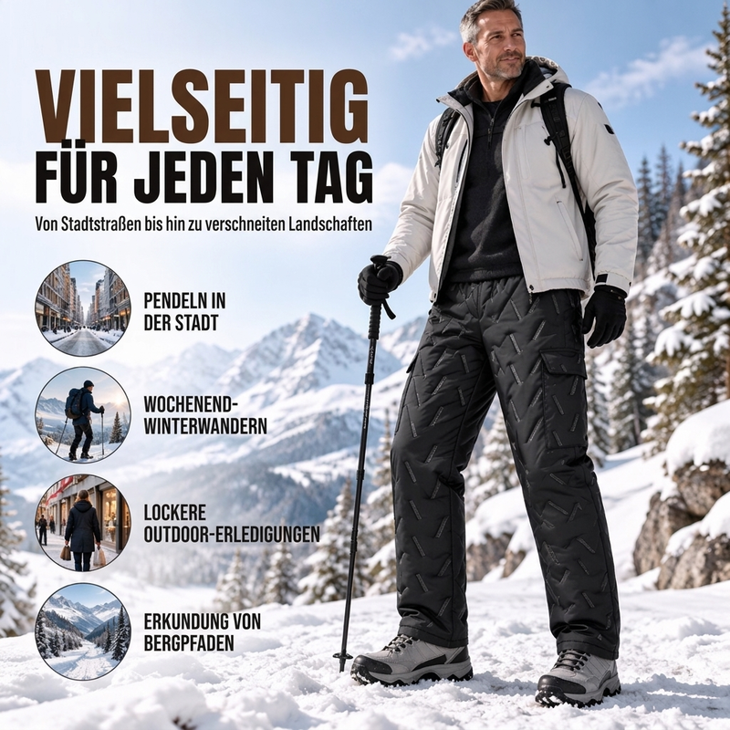 ✨Herren Winter Cargohose mit Plüschfutter