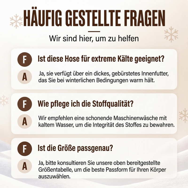 ✨Herren Winter Cargohose mit Plüschfutter