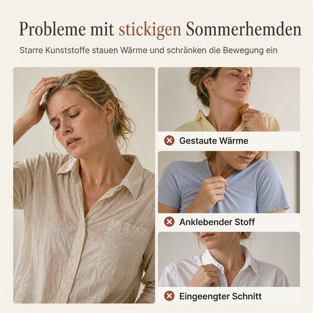 👚 Damen lässiges einfarbiges Leinen-Baumwolle Oberteil mit freier Schulter