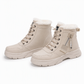 🛍️✨Damen Winter-Schneestiefel, warme, mit Plüsch gefütterte, hochgeschlossene Knöchelstiefel