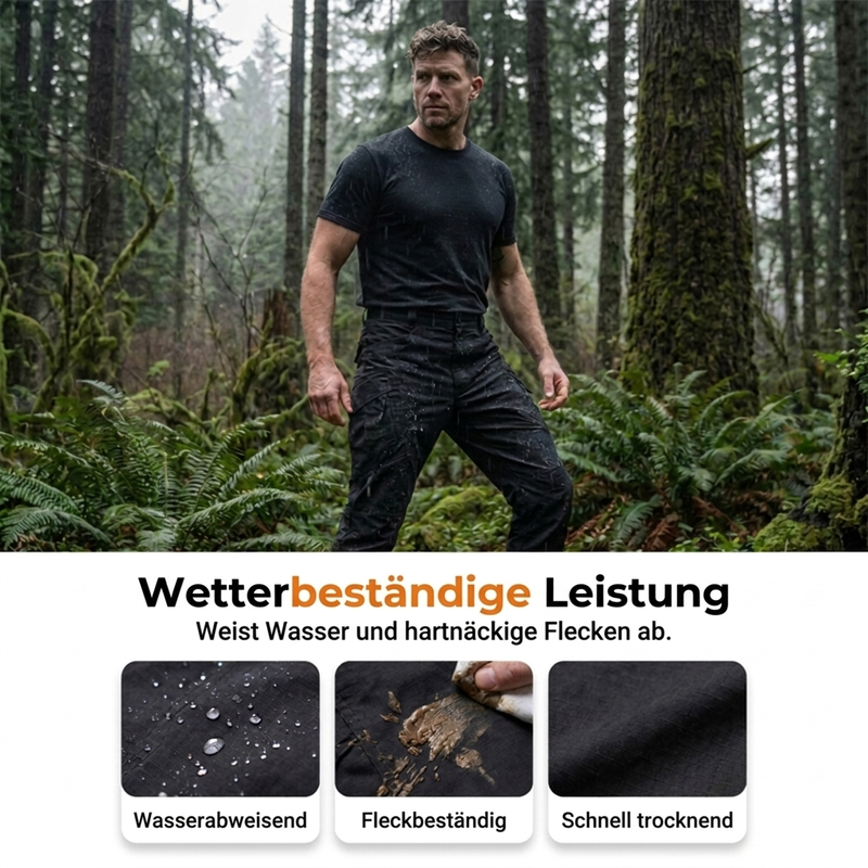 Wasserdichte, abriebfeste Tactical Hose mit mehreren Taschen
