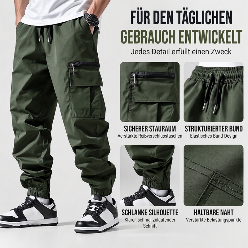 📢 Freizeit-Cargohosen für Herren mit mehreren Taschen