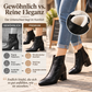 Damen Stiefeletten aus weichem PU-Leder