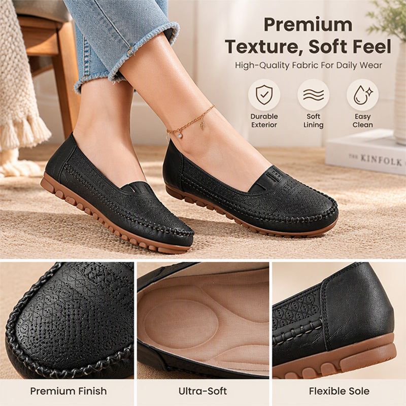 Damen Atmungsaktive Slipper Flache Schuhe