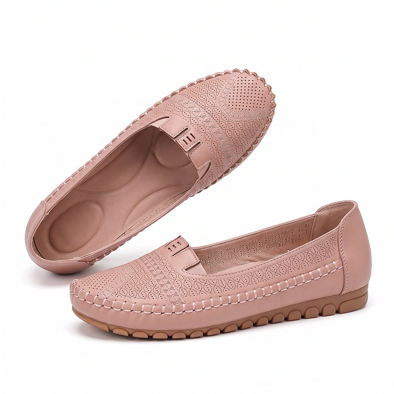 Damen Atmungsaktive Slipper Flache Schuhe