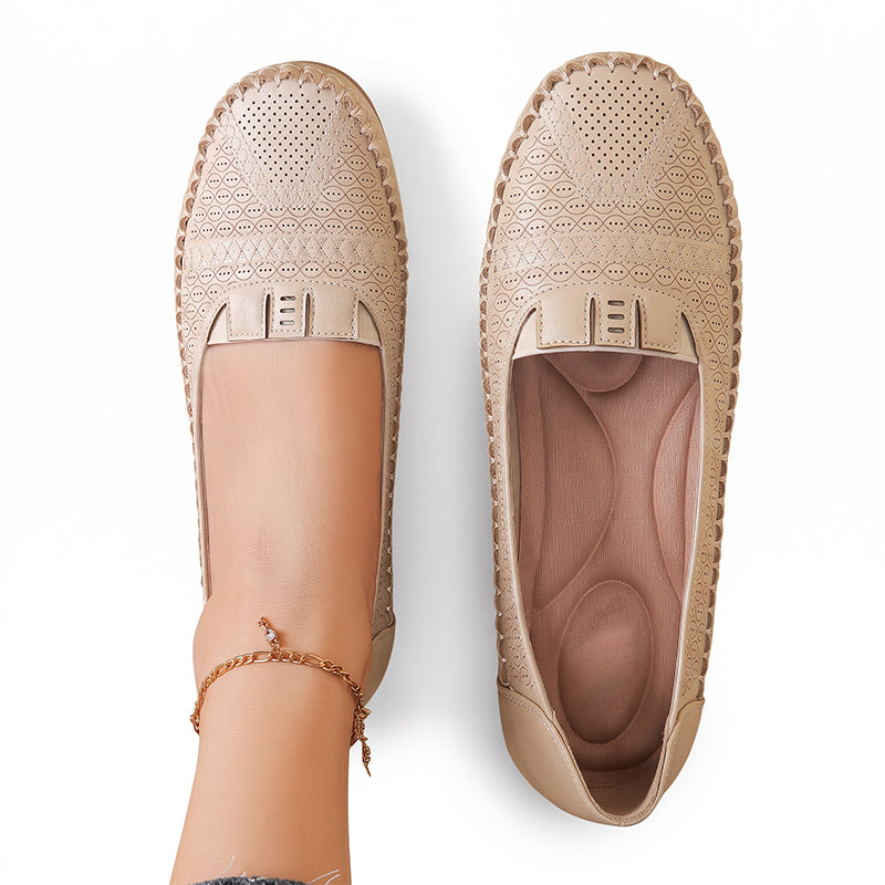 Damen Atmungsaktive Slipper Flache Schuhe