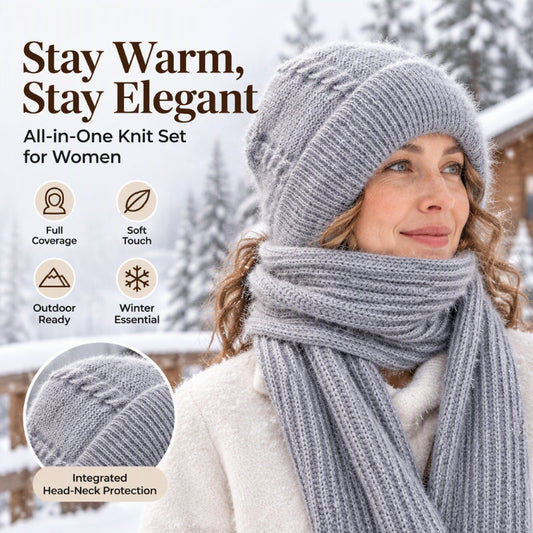Damen Winter Warm Kapuzen-Schal