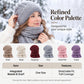 Damen Winter Warm Kapuzen-Schal