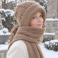 Damen Winter Warm Kapuzen-Schal