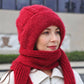 Damen Winter Warm Kapuzen-Schal