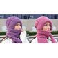 Damen Winter Warm Kapuzen-Schal