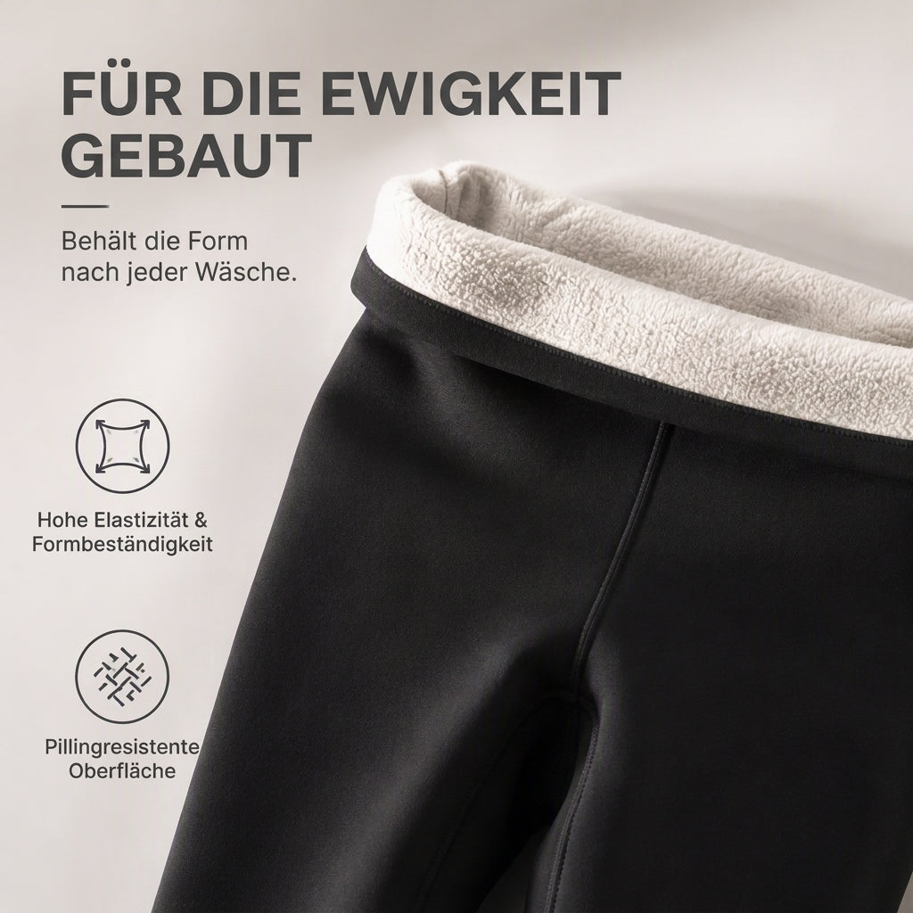 Warme Yoga-Hose für Damen mit hohem Bund
