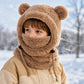 🎅🌲3-in-1 Kinder Wintermütze mit Bärenohren (Mütze, Schal & Gesichtsmaske)🎁
