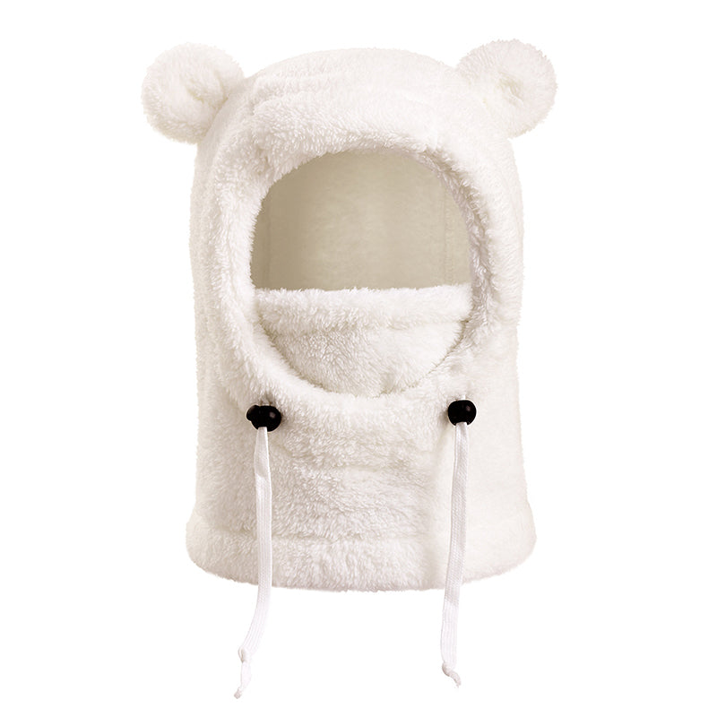 🎅🌲3-in-1 Kinder Wintermütze mit Bärenohren (Mütze, Schal & Gesichtsmaske)🎁