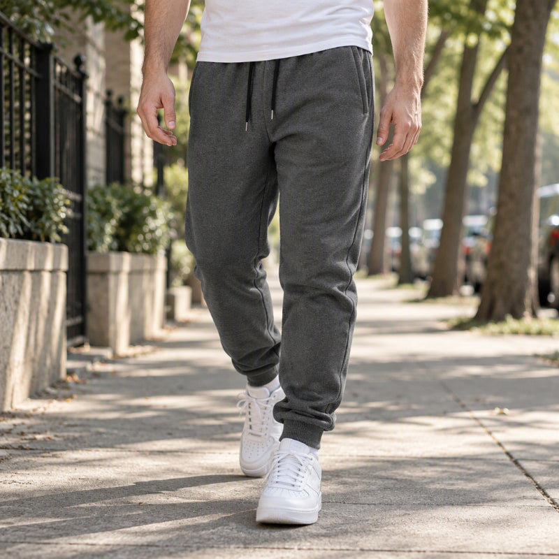 Warme Jogginghosen für Herren mit Reißverschlusstaschen