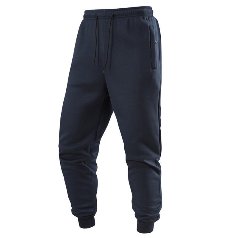 Warme Jogginghosen für Herren mit Reißverschlusstaschen