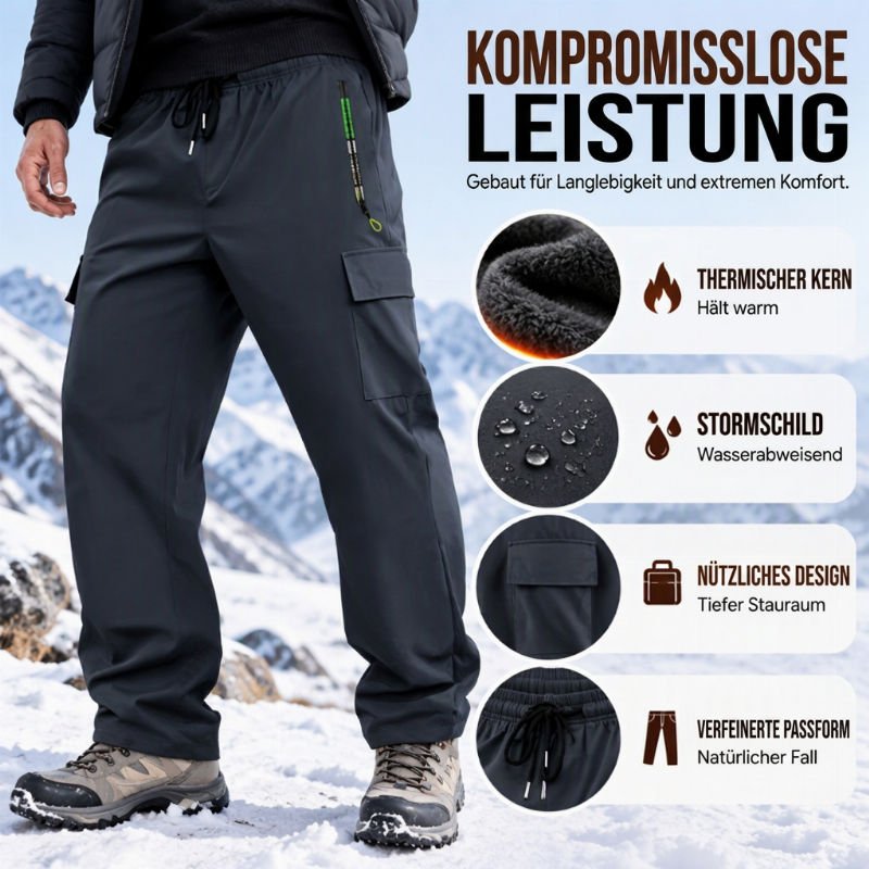 🎉Top Angebot! Jetzt kaufen!🎉 Herren Cargohose mit weichem Futter, wasserdicht