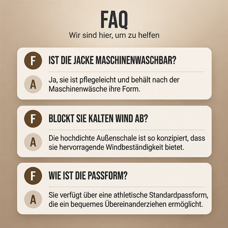 Herren-Freizeit-Winterjacke mit Kapuze und Wärmefunktion