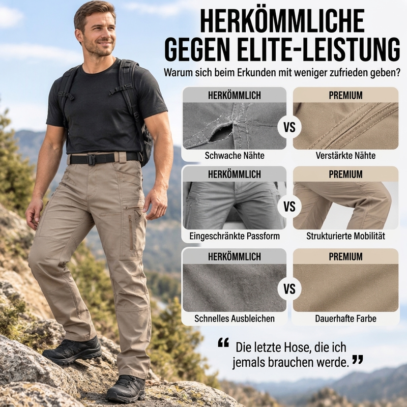 Herren Outdoor Schmal Geschnittene Taktische Cargohose