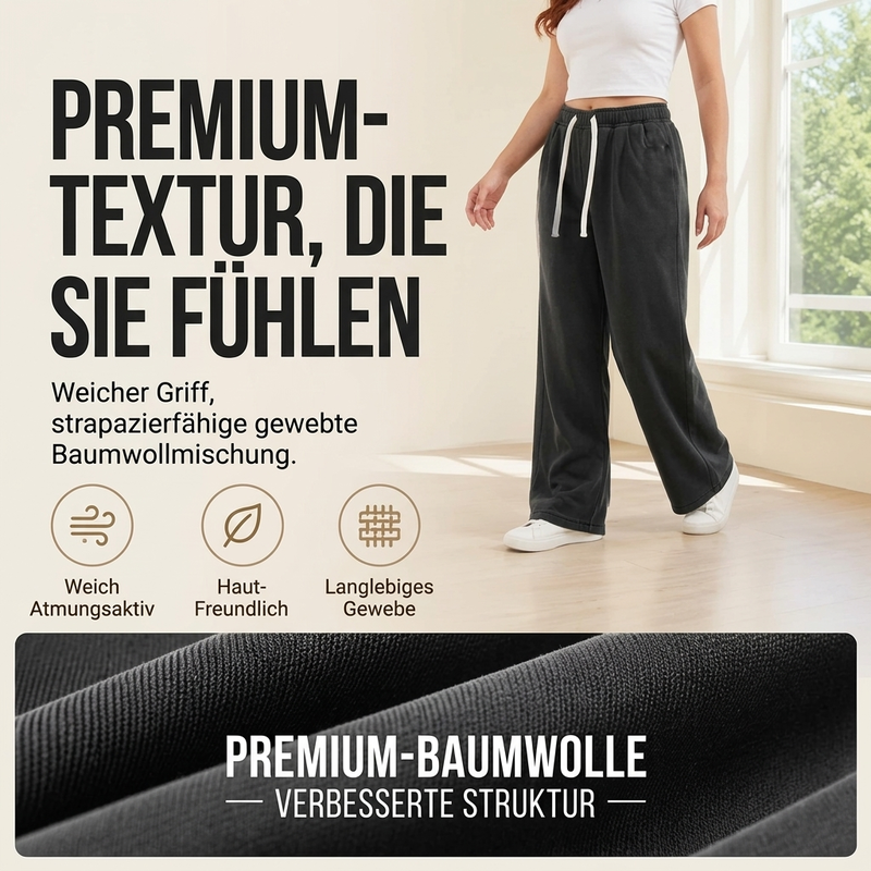 Wärmegefütterte geradbeinige Denim-Jeans für Damen