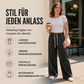 Wärmegefütterte geradbeinige Denim-Jeans für Damen