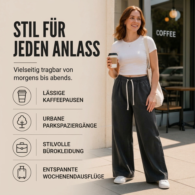 Wärmegefütterte geradbeinige Denim-Jeans für Damen