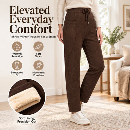 Damen Thermo-Cordhose für den Winter