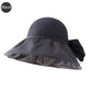 🏝️Składany kapelusz przeciwsłoneczny ze wstążką anty-UV👒