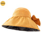 🏝️Składany kapelusz przeciwsłoneczny ze wstążką anty-UV👒